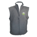 Grey zip vest with ride closer to free text